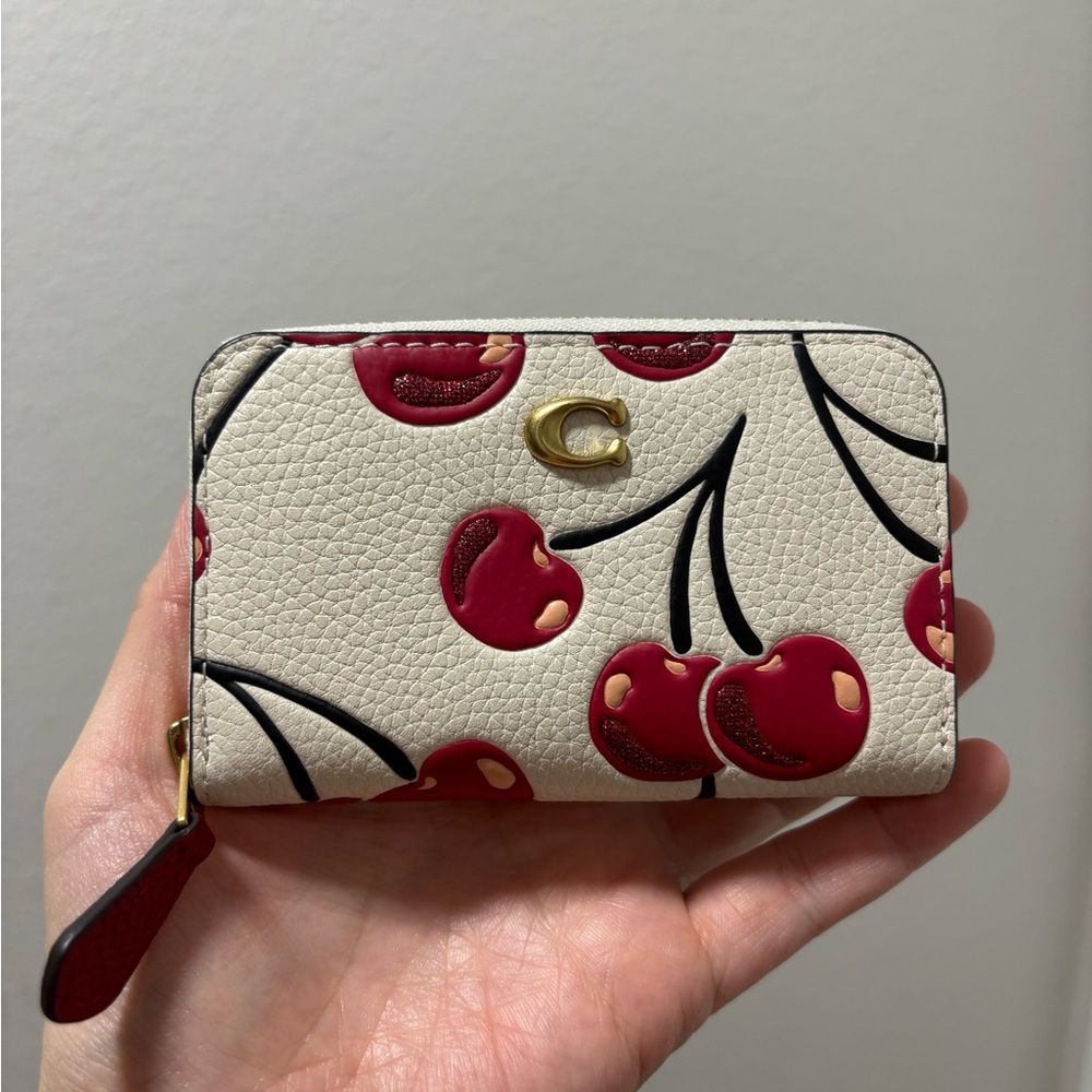Coach Cherry Print Wallet